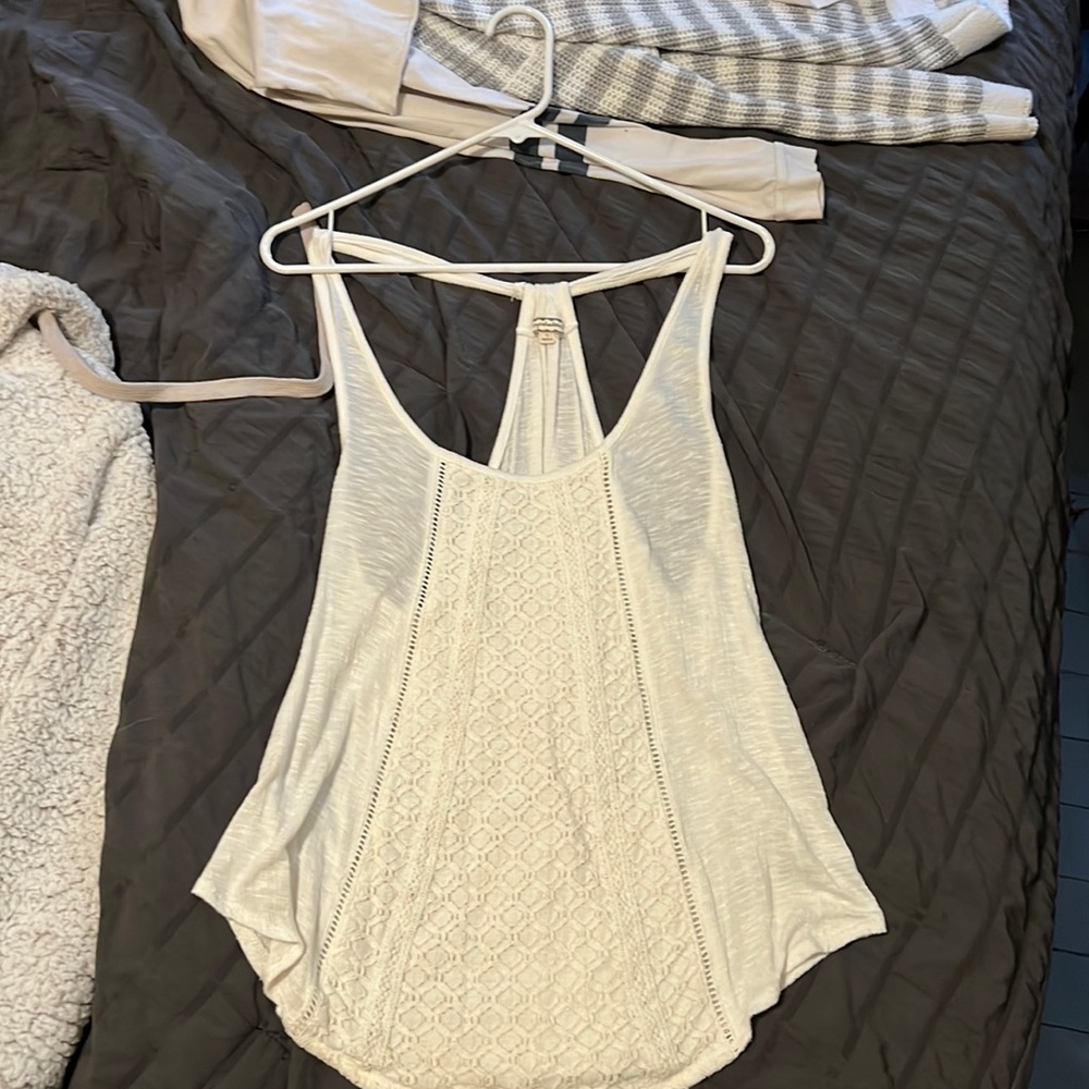 Cream Tank Top